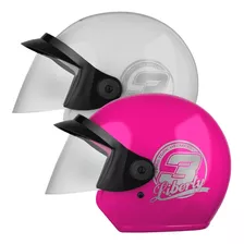 Kit 2 Capacete Aberto Liberty 3 Protork Masculino Feminino