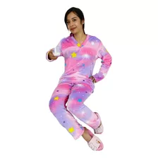 Pijama Dos Piezas Térmica Sencilla Para Mujer