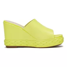 Sandalia Plataforma Cuña Trenzado Moderna Cómoda 10 Cm Apv