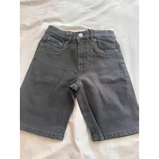 Short De Jean Gris Zara Talle 10