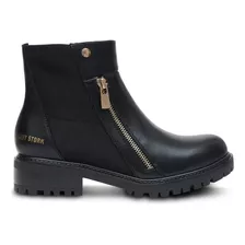 Botas Botinetas Lady Stork Joa Cierre Lateral Urbanas Mujer