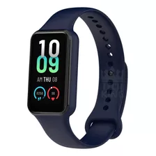 Pulseira Esportiva Para Amazfit Band 7+ Pelicula De Proteção Cor Azul-marinho