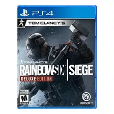 Tom Clancy's Rainbow Six Siege Rainbow Six Deluxe Edition Ubisoft Ps4 Físico