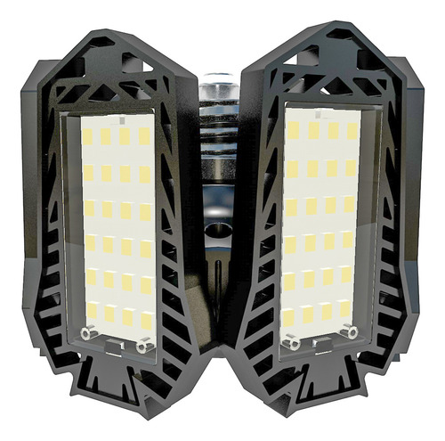 Luz Led Para Garaje - Lmpara De Techo Mini Con 6 Paneles Aj Foto 5