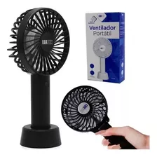 Mini Ventilador Portátil Mesa Recarregável Usb 3 Velocidades