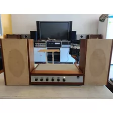  Amplificador Stereo Valvular Y Bafles Dual Cv1 Cl1 Alemanes