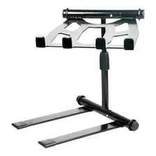 Pyle Portable Folding Laptop Stand Standing Table With Ad