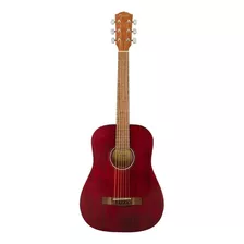 Guitarra Acústica Infantil Fender Fa-15 Para Diestros Red