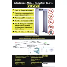 Arco Detector De Metales Alquiler