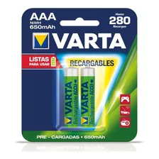 Pilas Recargables Varta Aaa X 2 Und