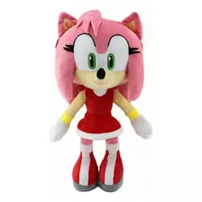 Pelucia Amy Sonic The Hedgehog Boneca 30cm