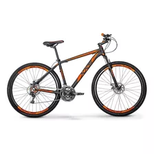 Mountain Bike Xks Kairos Aro 29 19 21v Freios De Disco Mecânico Câmbios Shimano Tourney Tz510 Y Shimano Tourney Tz31 Cor Preto/laranja