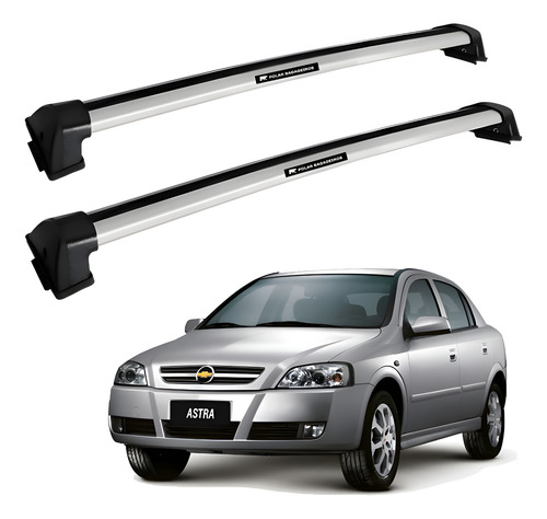 Rack Bagageiro Teto 70kg Chevrolet Astra 4pts Fixado Na Port