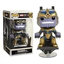 Figura Coleccionable De Pop Marvel Thanos On Throne Mul...