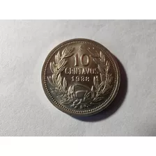 Moneda Chile 10 Centavos 1938 Unc(x1221
