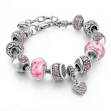 Pulsera De Cristal Con Extensor De 7.5 In + 1.5 In