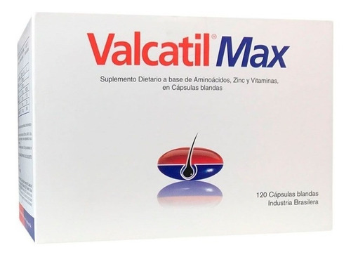 Valcatil Max P/ Caída Del Pelo X 120 Cáps. Blandas