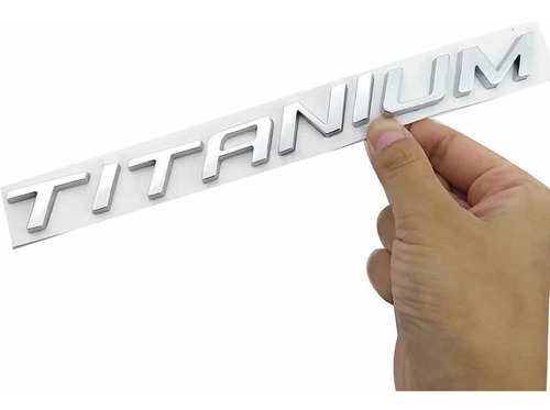 Emblema Titanium Logo Letras Ford Fusion Escape Focus Figo Foto 8