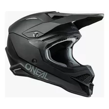 Capacete Oneal 3 Series Preto Fosco Motocross Trilha Enduro