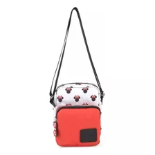 Bolsa Transversal Tiracolo Feminina Mickey Mouse Pequena