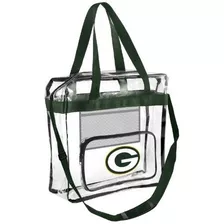 Foco Green Bay Packers Clear Messenger Bag De Gama A