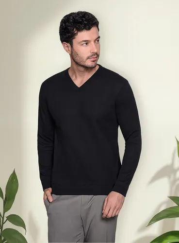 Segunda imagen para búsqueda de sacos cuello en v para hombre