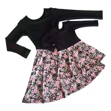 Vestidos Tal Mãe Tal Filha Manga Longa Outono Inverno 