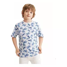 Polera Estampado Palmeras Palm Niño/ Mango Kids