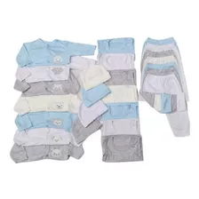 Semanario Bebe 25 Piezas 7 Camisa 7pantalon 7 Saco 4 Gorros