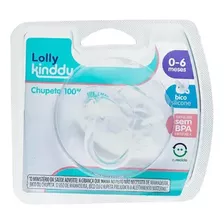 Chupeta - Silicone - 6m - Neutra - Lolly Kinddy