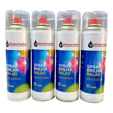 Spray Brilho Balões Renovar Bexiga Buffet Festa Kit 4 Unid.