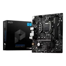 Placa Madre Msi B560m Pro-e, Intel Lga1200 10ma Y 11ma Gen, M.2 Nvme, Ddr4