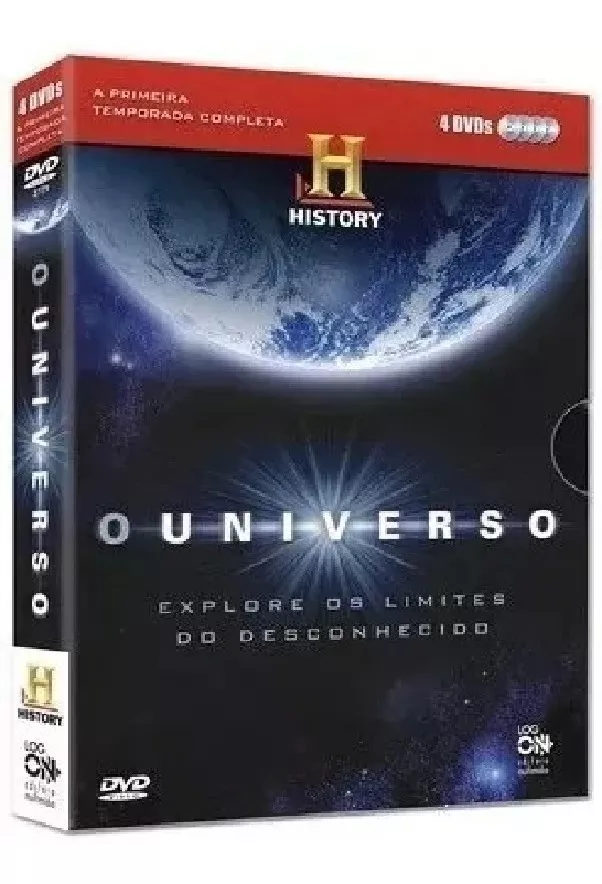 Livro O Universo The History Channel - 4 Dvds