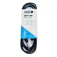 Cable Ross Mpp3-3m Mini Plug 3.5 A Plug Stereo 6.5 3 Metro 