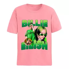 Camisa Camiseta Billie Eilish Cantora Pop Avocado Moda Eyes