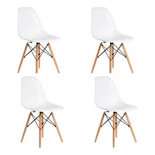 Pack 4 Sillas Eames Blancas