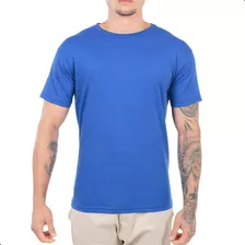 Camiseta Camisa Básica 100% Algodão Várias Cores 