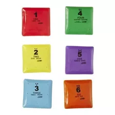 Sportime Indestructible Beanbags Square Juego De 6 Colore