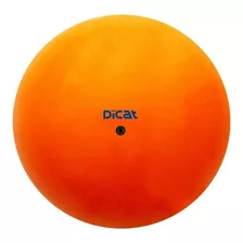 Bola Lisa 300g 16cm Ginástica Rítmica Dicat Sports Cor Laranja