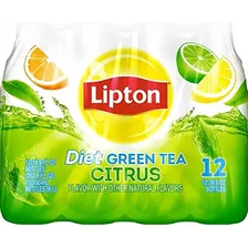 Dieta Lipton Té Verde, Cítricos (12 Conde, 16.9 Fl Oz Cada U