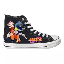 Zapatilla De Lona Con Caña Naruto