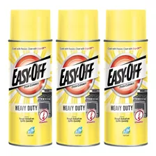 3 Limpiadores De Hornos Y Parrillas Easy Off Heavy Duty 411g