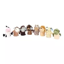 Títeres X 8 Und De Peluche Para Niños Marca Nici Animales