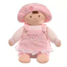 Mi Primera Muñeca Morena Rellena Dolly Plush 13