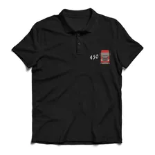 Remera Polo Chomba Hombre Bordado Camión Scania 450 Rojo