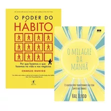 Kit Livros O Milagre Da Manhã + O Poder Do Habito - Promoção