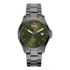 Jdm - Reloj Jdm-wg001-08 Alpha I Para Hombre Color De La Correa Gris Color Del Bisel Verde