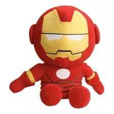 Boneco Pelucia Homem De Ferro Marvel Filme Super Herói 30cm 