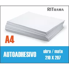 Papel Autoadhesivo Obra A4 100 Hojas