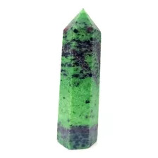 Genuina Punta Rubí En Zoisita Verde - Ruby Zoisite 103 Gr